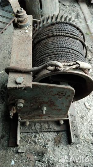 Лебедка промышленная ручная СССР