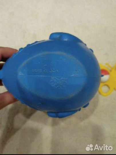 Лейка рыбка пластмасса клеймо Вятка винтаж СССР