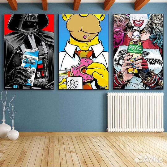 Картина для интерьера Скрудж Макдак