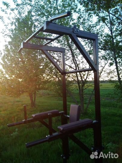 Брусья и турник напольные