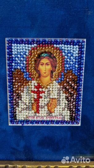 Икона вышитая бисером