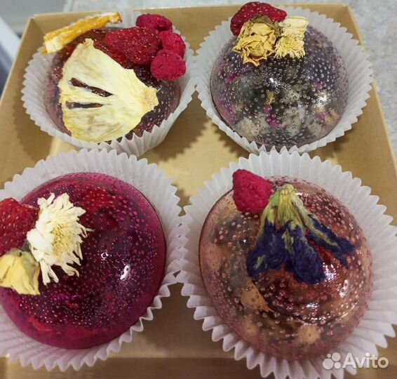 Чайные бомбочки, шоколадные с маршмеллоу и какао