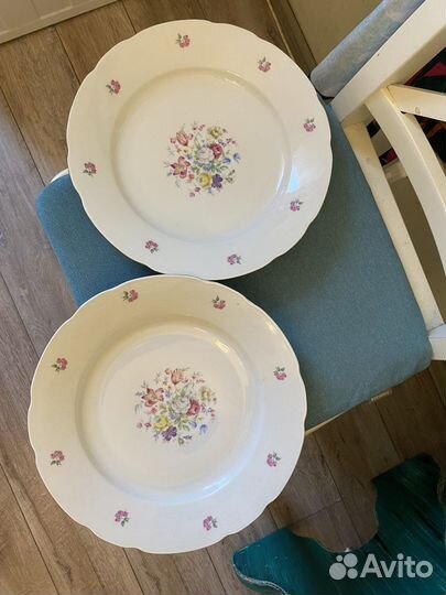 Остатки сервиза мейсенский букет богемия