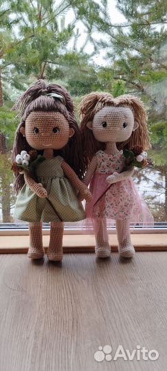 Кукла амигуруми ручная работа,кукла вязанная