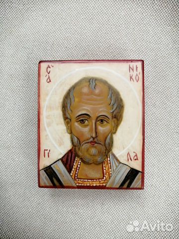 Икона Николая Чудотворца, ангел хранитель