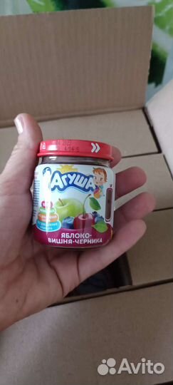 Детское питание пюре фруктовое