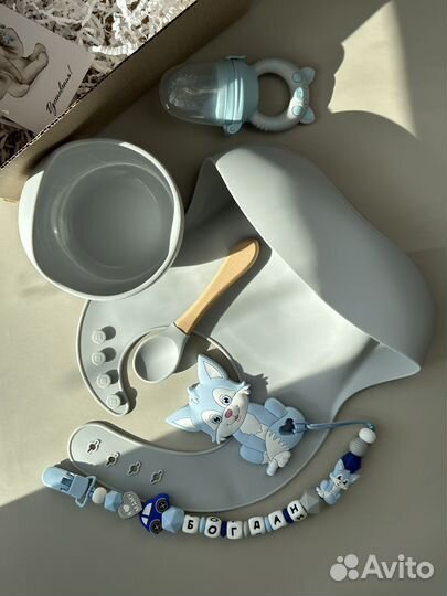 Силиконовая детская посуда