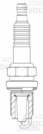 Свеча зажигания Ir startvolt VSP 1513
