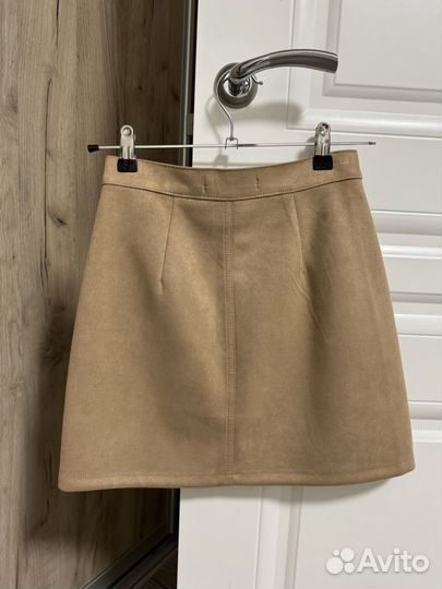 Юбка трапеция замша gloria jeans xs