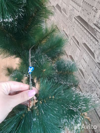 Ель искуственная бу 1.5 м леска
