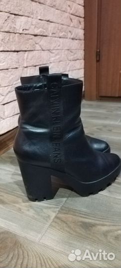 Ботильоны натуральная кожа Calvin Klein