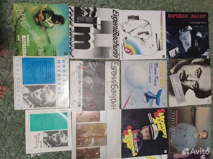 Виниловые пластинки барды