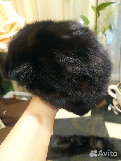 Берет норковый и воротник