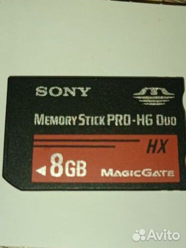 Sony memory stick pro duo оригинал