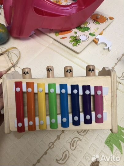 Детские развивающие игрушки деревянные