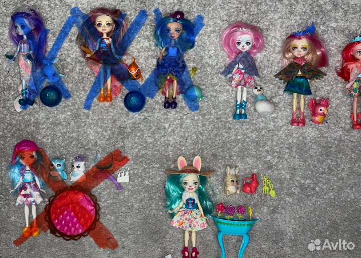 Enchantimals куклы наборы с питомцами