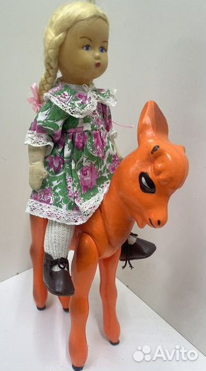 Целлулоид СССР. Олененок. Клеймо мишка