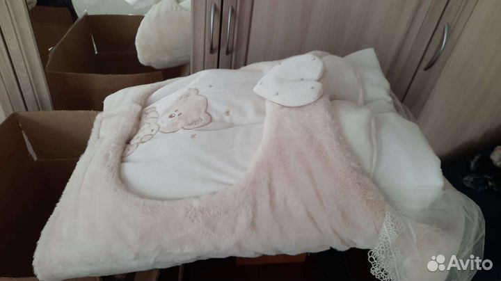 Зимний конверт на выписку