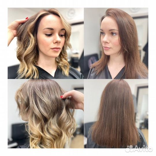 Шатуш, балаяж, эйртач, сложное окрашивание волос