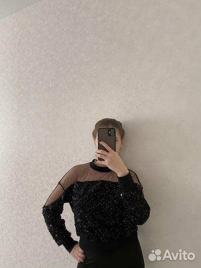 Кофта с пайетками