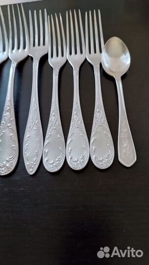 Ложки вилки мельхиор