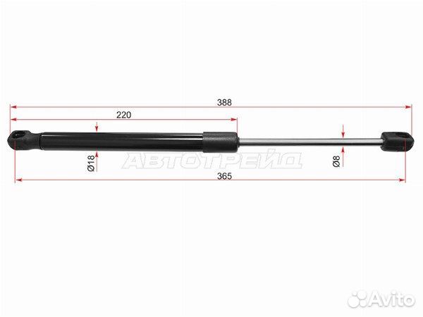 Амортизатор капота