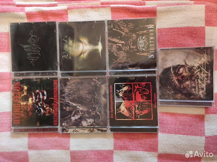 Музыкальные cd диски лицензионные металл