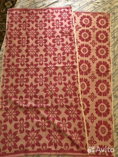 Махровые полотенца и простынь СССР