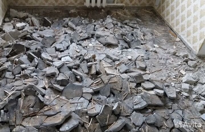 Демонтажные работы и вывоз мусора