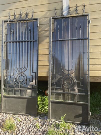 Кованые ворота и калитки бу