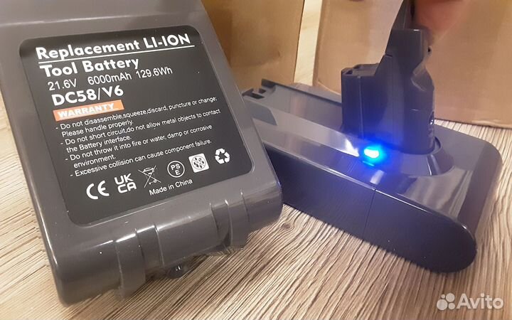 Аккумулятор для пылесоса Dyson V6, DC58, DC62