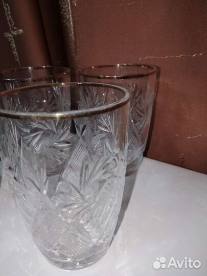 Хрустальные стаканы СССР