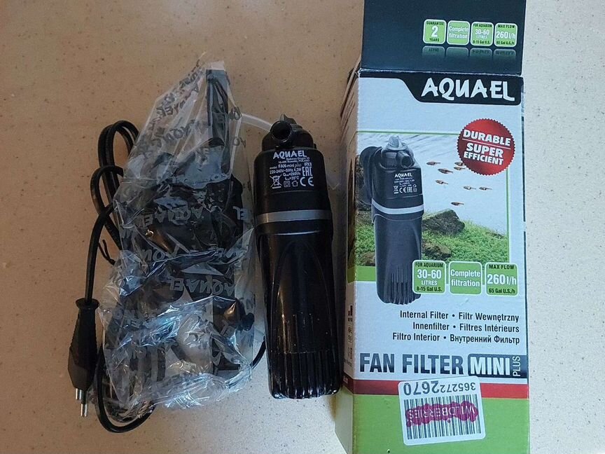 Фильтр aquael FAN filter mini plus 30 - 60 л