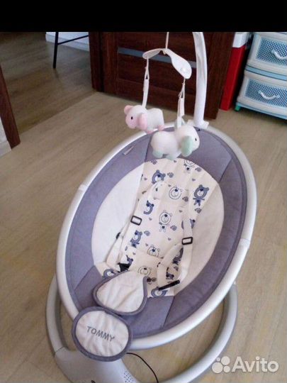 Детские электронные качели для новорожденных