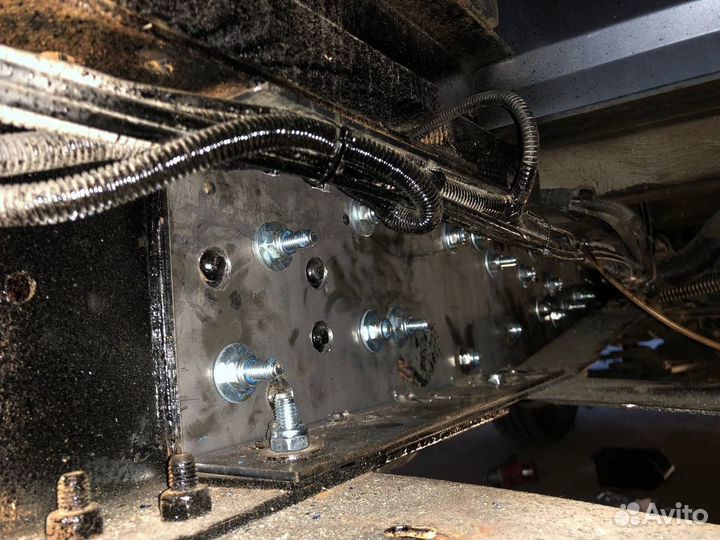 Усиление рамы на Газель передние