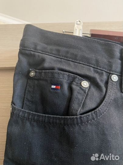 Джинсы мужские черные tommy hilfiger