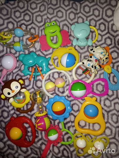 Прорезыватели грызунки погремушки