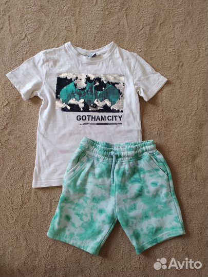 Пакет летних вещей для мальчика 104-110 см