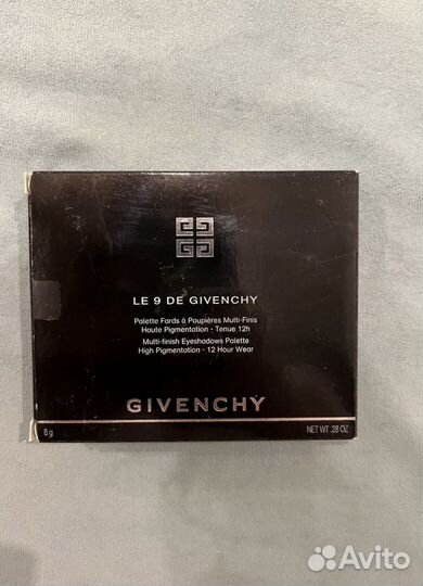 Givenchy палетка теней для век