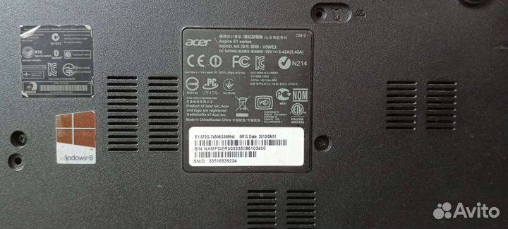 Aser Aspire E1 series V5WE2