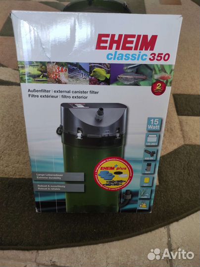 Фильтр для аквариума внешний eheim classic 350
