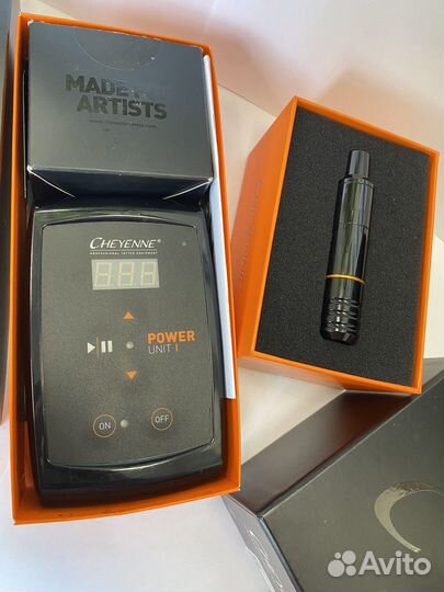 Тату машинка cheyenne pen с блоком и педалью