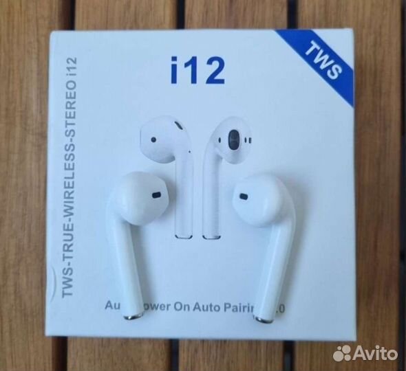 Новые беспроводные наушники TWS i12