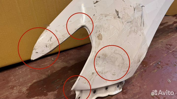 Крыло Toyota Land Cruiser 2008 200 переднее левое