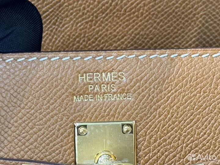 Сумка Hermes Kelly 25 Epsom Gold GHW