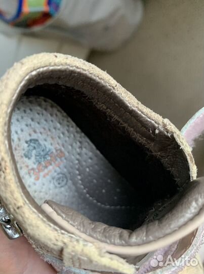 Ботинки на девочку Zebra