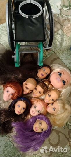 Головы Барби и Кена