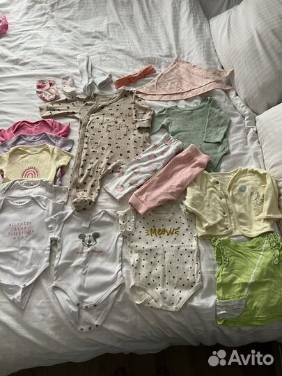 Пакет вещей на девочку 68
