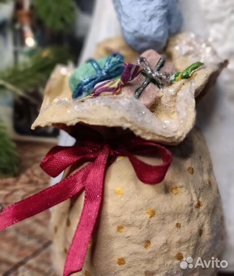 Дед мороз ватный под ёлку