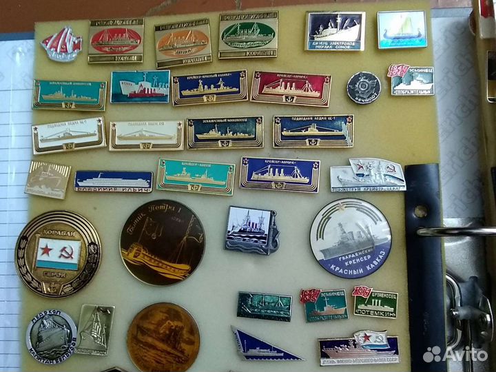 Значки корабли, флот